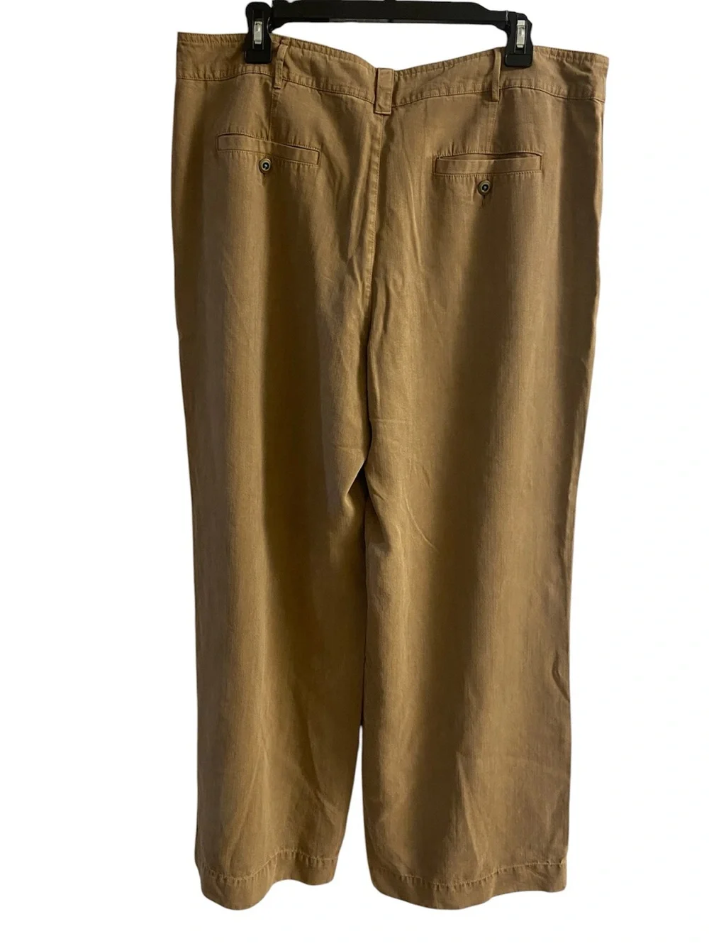 Sundance Straight wide Leg Chinos in Khaki Brown Sz 16 NWOT